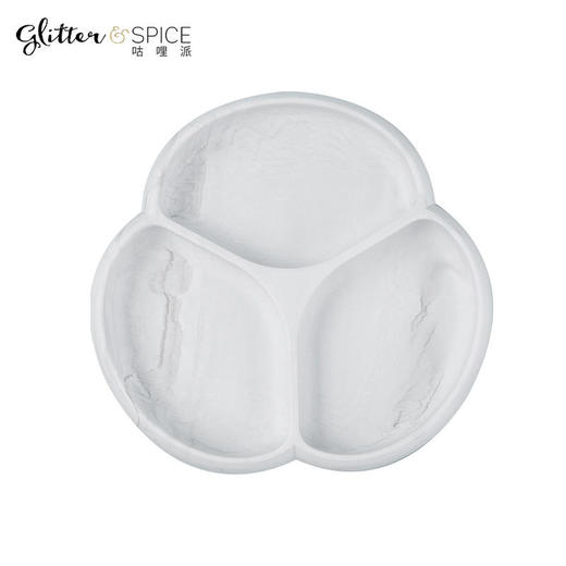 加拿大Glitter&Spice咕哩派宝宝硅胶分格餐盘 商品图1