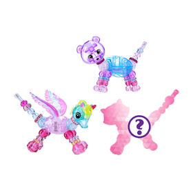 斯平马斯特Spin Master  翠斯蒂魔法手链萌宠3件套盲盒小动物儿童DIY手工串珠玩具