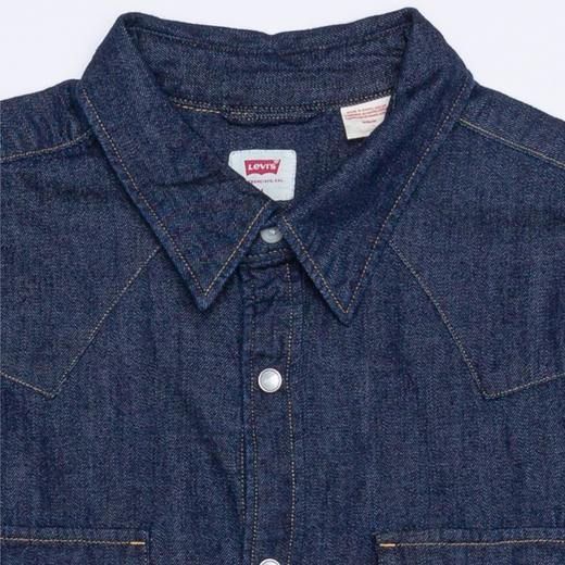 Levi's李维斯男士时尚翻领牛仔长袖衬衫潮857440000 商品图2