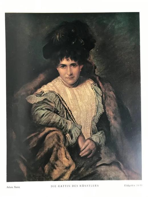 【德语】1921年 亚当·昆茨传记与画作集 数百幅插图 布面精装大16开 商品图14