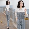 【服饰鞋包】拼接牛仔连体裤休闲长裤子宽松显瘦盐系时尚 商品缩略图2