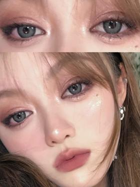 大椰子灰约14.5mm着色约13.8mm【瞳孔偏大可能会挡视线，介意慎拍】【年抛型】125/150/275/400/50/700/750/800度缺货