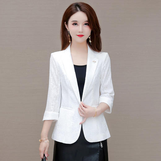 QYM-KED-21B14-Y短款小西装外套气质女装 商品图1