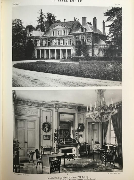 【法语】44*33cm！1925年 法国帝政风格家具图集（卷3） 40页插图 散页装 商品图5