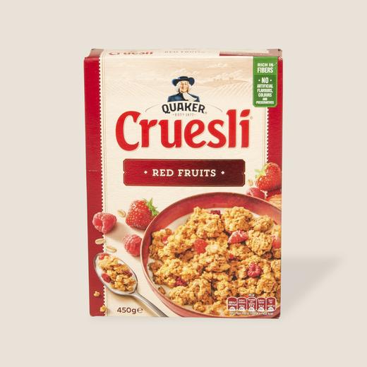 桂格覆盆子草莓谷物粒即食燕麦片 450g 商品图0