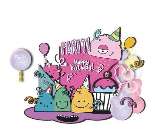 小怪兽主题生日布置 商品图0