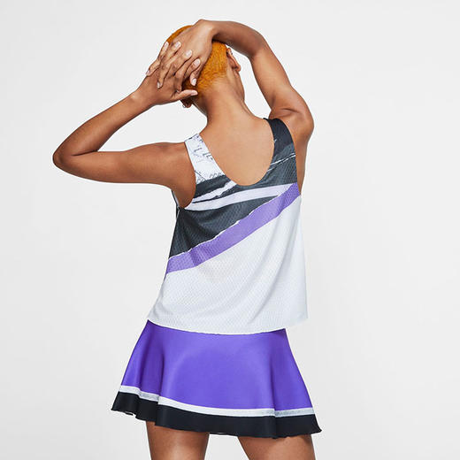 Nike 美网夏季网球训练运动无袖背心（二合一、自带运动内衣） 商品图6