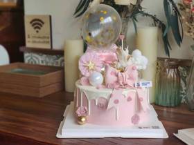 粉色气球蝴蝶结加高款