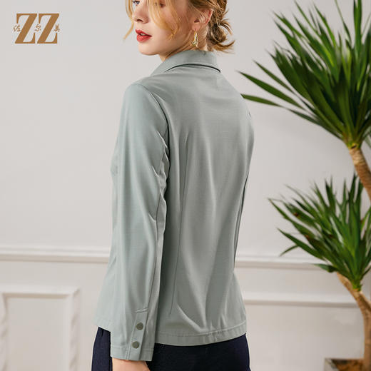 佐尔美2021年秋季新款 短款衬衣领外套E13SY13 商品图2