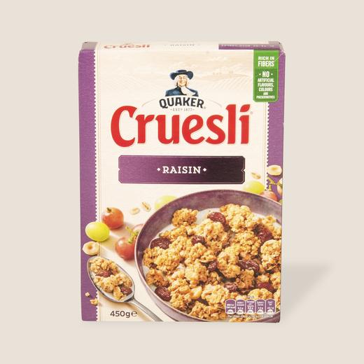 桂格榛子葡萄干谷物粒即食燕麦片 450g 商品图0