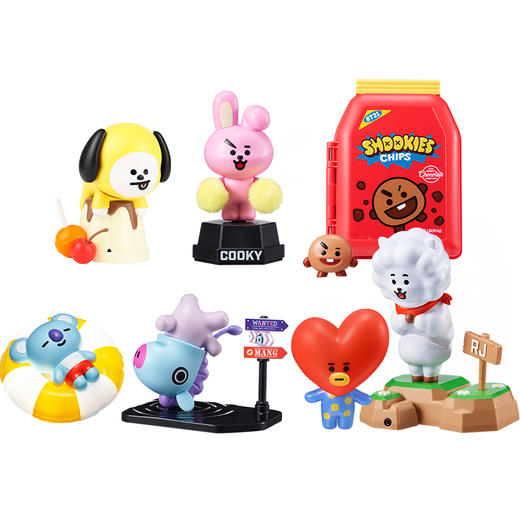 Young Toys  BT21功能人偶儿童玩具女孩创意摆件互动全套手办公仔Tata 商品图0