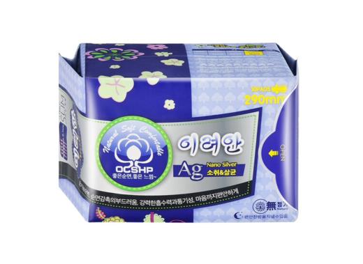 韩国进口李丽安-夜用卫生巾290mm*10片 商品图0