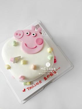 翻糖小猪佩奇头像