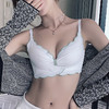 黛唯梵白色薄款内衣女小胸聚拢无钢圈多情猫调整型收副乳乳胶文胸罩夏季 商品缩略图0