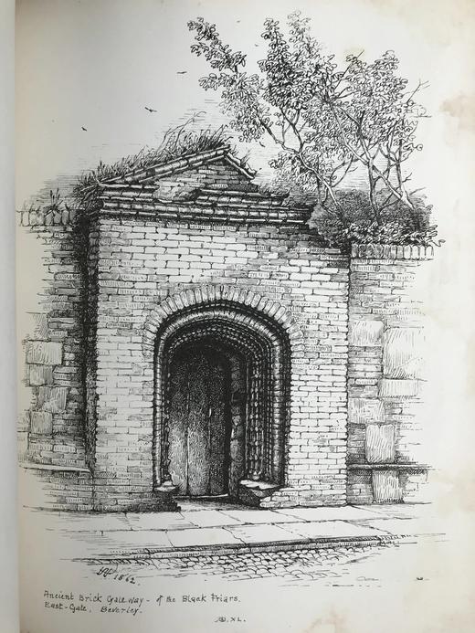 1862年 绘画协会作品集 约百幅插图 真皮精装大16开 商品图9