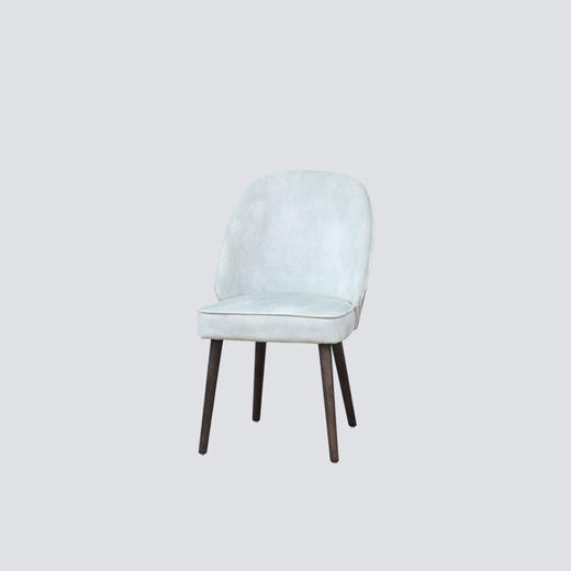 NS家居nsfurniture软包拼接布艺实木餐椅单椅NSDC-1256B 商品图2