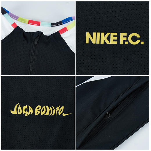 SFS耐克正品Nike F.C 透气夹克长袖拉链足球运动外套 CZ1000-010 商品图3