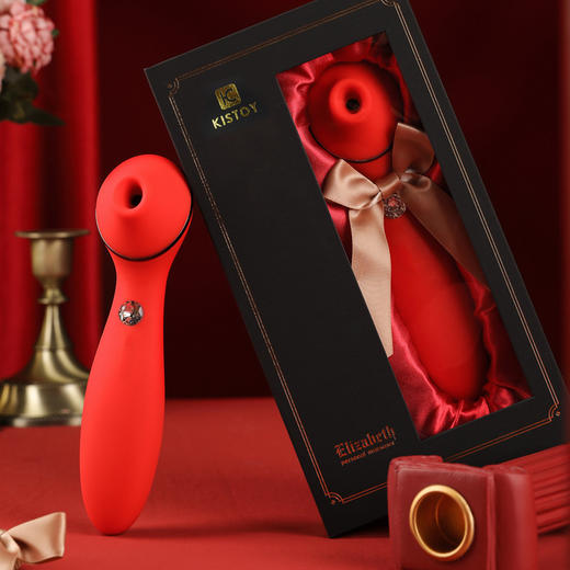 KISTOY伊丽莎白女用吸阴按摩震动棒 商品图2