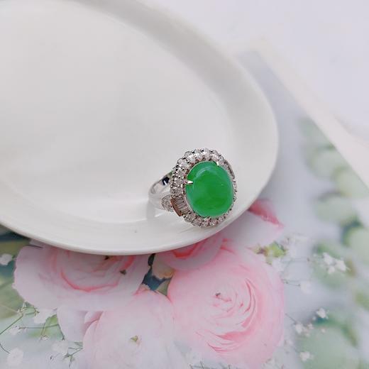 18K镶嵌翡翠戒指 商品图2