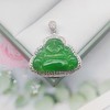 18K镶嵌翡翠佛吊坠 商品缩略图0