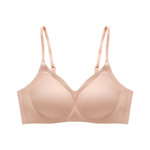 无痕冰丝乳胶杯内衣小胸女聚拢收副乳多情猫无钢圈文胸罩夏季薄款 商品图4