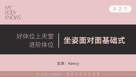 第二课：坐姿面对面