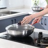 欧乐菲米力士蜂巢双面屏316不锈钢炒锅32cm 商品缩略图2