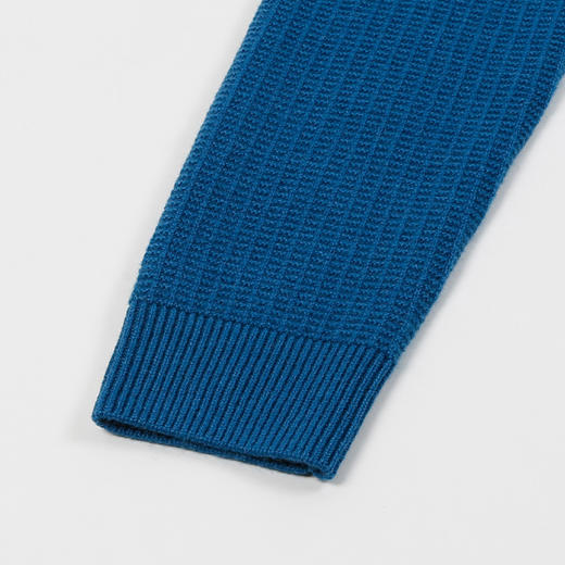 METTE羊绒世家2021年女100%山羊绒衫时尚立体绞花半高领保暖毛衣 商品图7