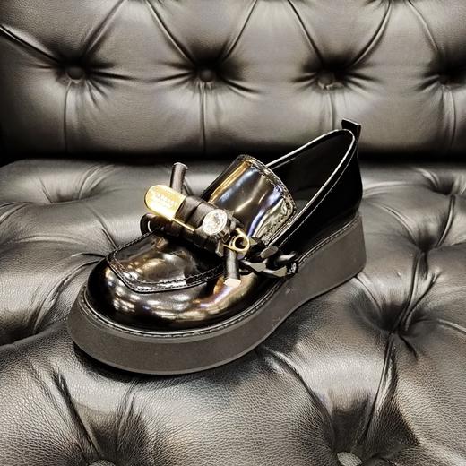 LFGJ 3869   时尚英伦风一脚蹬乐福鞋 商品图0