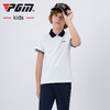 PGM儿童高尔夫球服夏季男童装短袖衣服2021新品青少年T恤上衣服装 商品缩略图1