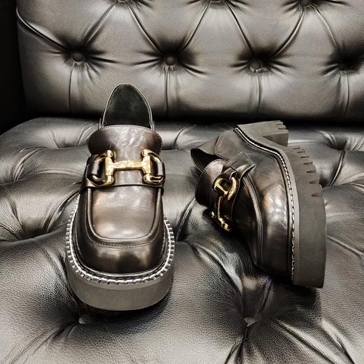 LFGJ 12805    舒适时尚小牛皮乐福鞋 商品图2