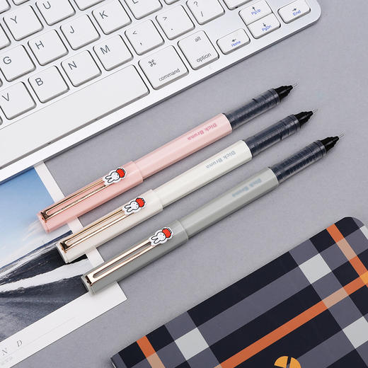 晨光水性签字笔米菲FRPB1803黑0.5文具学生办公书写中性笔 商品图2