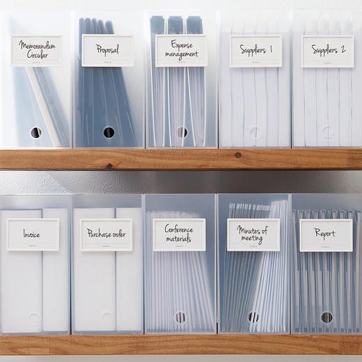 利快日本进口标签板家用纯色树脂标牌索引牌储物便签牌白板签牌子 商品图1