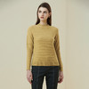 METTE羊绒世家2021年女100%山羊绒衫时尚立体绞花半高领保暖毛衣 商品缩略图2