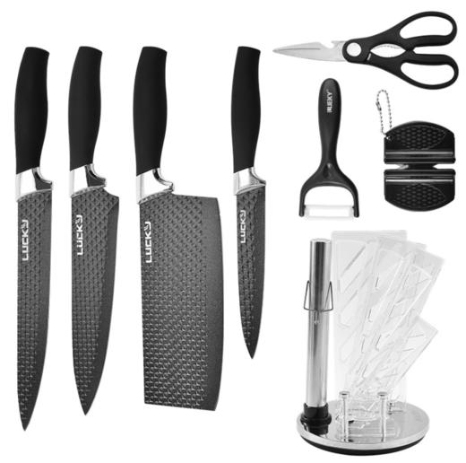 【厨房用品】厨房套刀不锈钢菜刀厨师刀8件套 商品图2