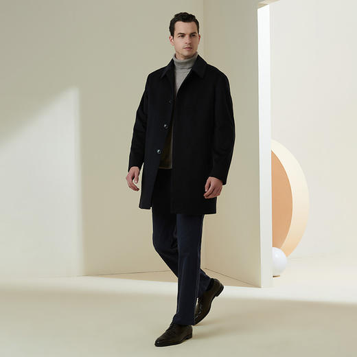 METTE2021年秋冬男士休闲裤时尚通勤棉质直筒百搭长裤子 商品图4