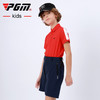 PGM青少年高尔夫衣服2021新款男童短袖T恤夏季服装透气速干童装 商品缩略图2