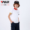 PGM男童高尔夫服装2021新品短袖T恤夏季衣服青少年网球服上衣童装 商品缩略图4