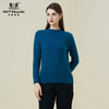 METTE羊绒世家2021年女100%山羊绒衫时尚立体绞花半高领保暖毛衣 商品缩略图0