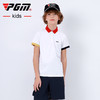 PGM男童高尔夫服装2021新品短袖T恤夏季衣服青少年网球服上衣童装 商品缩略图2