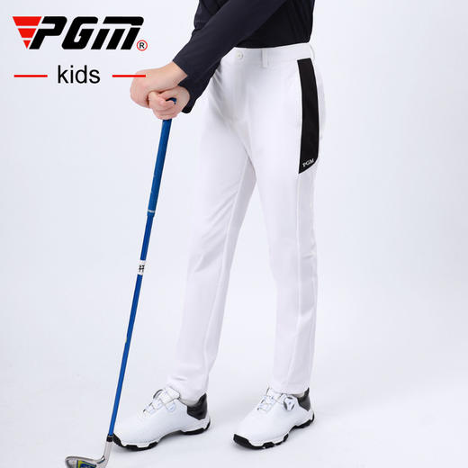 PGM 新品！儿童高尔夫服装男童长裤青少年夏季运动球裤子弹力腰带 商品图2