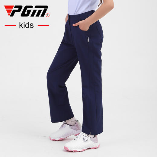 PGM女童高尔夫裤子青少年运动长裤夏季运动球裤速干透气喇叭裤 商品图3