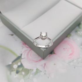 18K钻石戒指（1.001ct）,圈口： 10#,