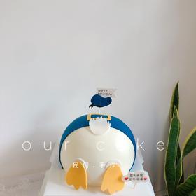 唐老鸭的翘屁屁蛋糕-低糖处理无添加