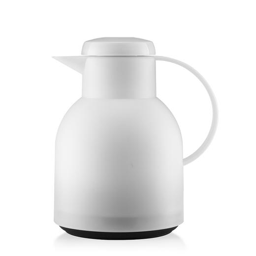 利快生活桑巴双层内胆玻璃镀银塑料保温壶保冷壶1升家用大容量 商品图3