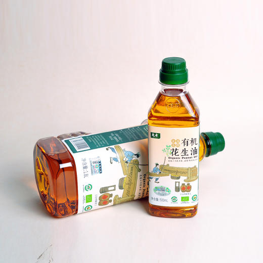大士有机古法压榨花生油植物油浓香家用炒菜凉拌食用油吃好油 商品图6