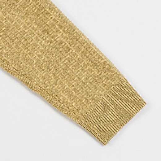 METTE羊绒世家2021年女100%山羊绒衫时尚立体绞花半高领保暖毛衣 商品图5