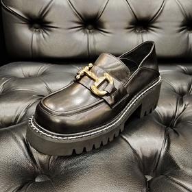 LFGJ 12805    舒适时尚小牛皮乐福鞋