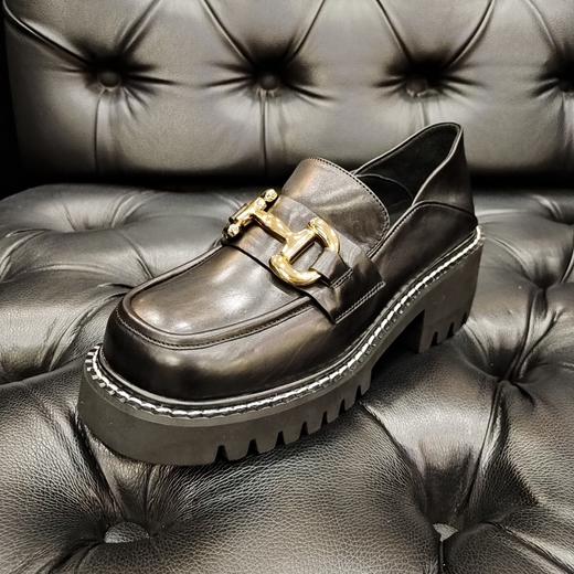 LFGJ 12805    舒适时尚小牛皮乐福鞋 商品图0