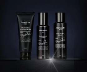 梦妆男士醒活礼盒3件套-洁面乳+爽肤水+保湿乳